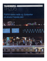 Tandberg TR-2075 - Brochure